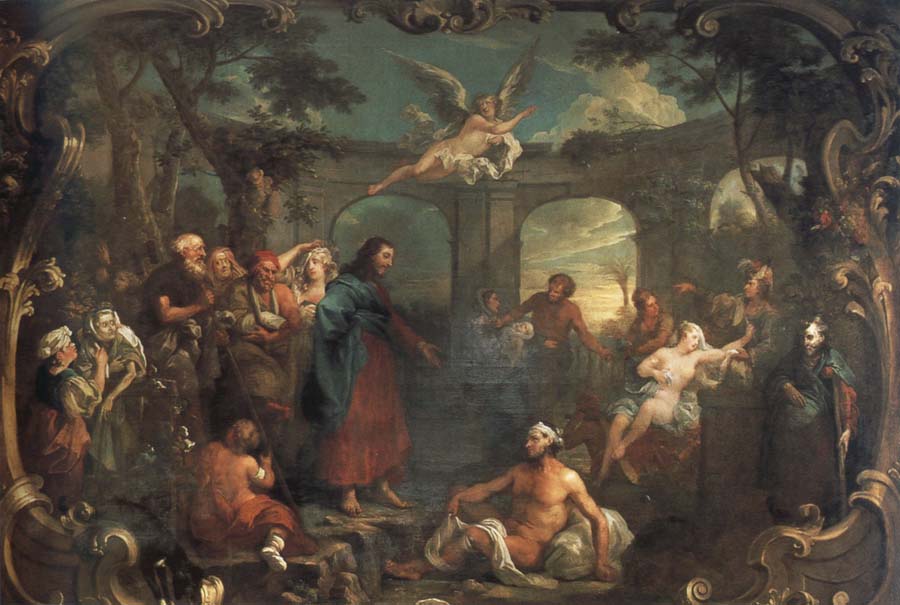 christ at the pool of bethesda